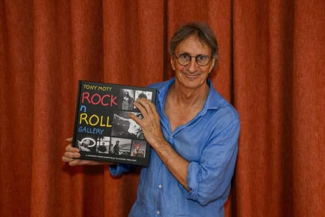Tony Mott, from Sheffield, has released a book detailing his 40-year career of photographing rock and roll legends, from Blink-182 to the Arctic Monkeys. Photo credit: Tony Mott