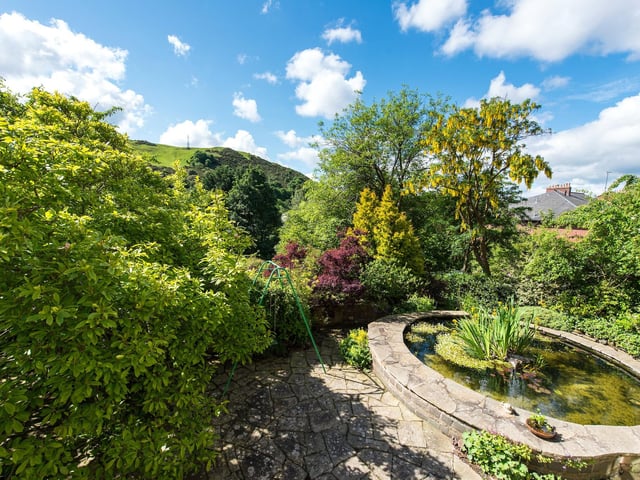 The garden is truly bright , magical and green