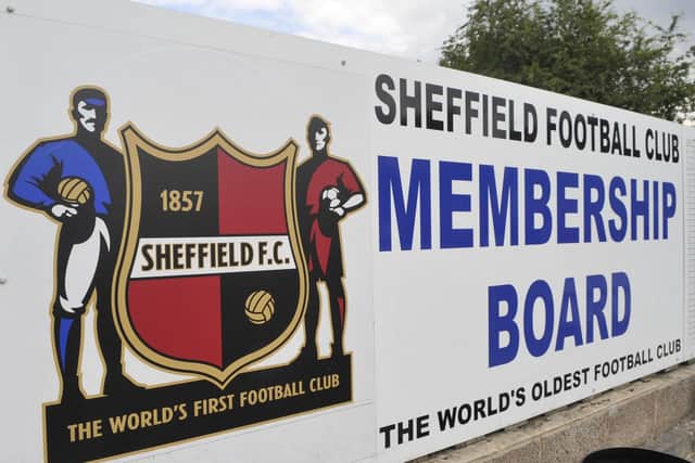 Sheffield FC Ground at Dronfield Sheffield 