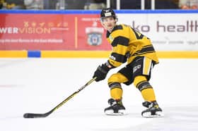 Adam Johnson playing for Nottingham Panthers earlier this season (Picture: Panthers Images)