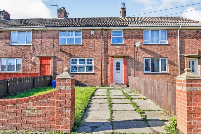 This terraced house on Dowson Road is for sale for £65,000.