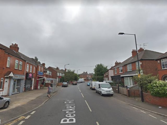 There were 10 more incidents of criminal damage and arson reported near Beckett Road.