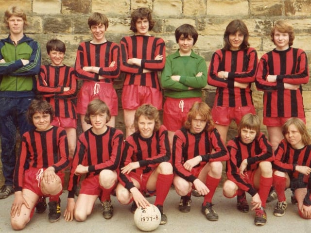 Tibshelf school team 1977-78 season.
