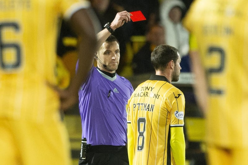 67 yellow cards - 7 red cards