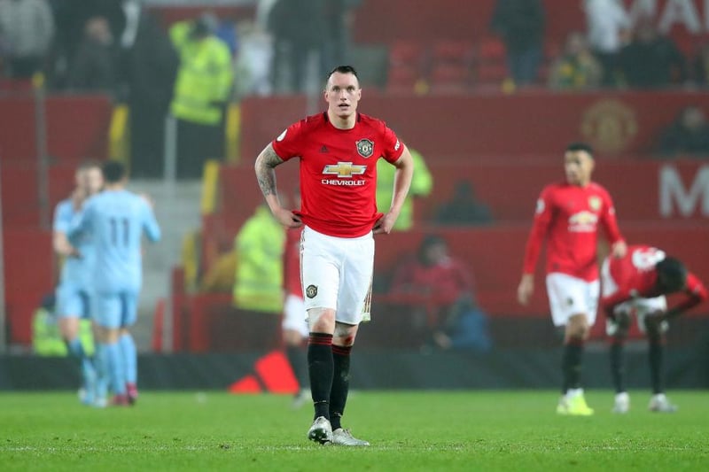 Manchester United could let Phil Jones leave on a free transfer this summer. Newcastle United, Burnley, and Brighton could all pounce. (90min)

(Photo by Alex Livesey/Getty Images)