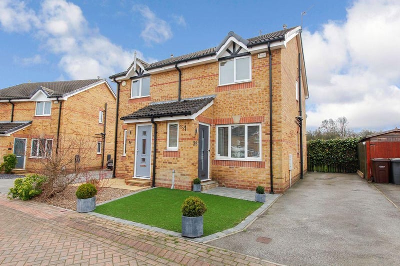 This two bed Rotherham semi is in High Court, Brampton Bierlow,  and is on at £150,000. https://www.zoopla.co.uk/for-sale/details/58032305/?search_identifier=c04d0a3c96a76860ed3dd312ef6c9e8f