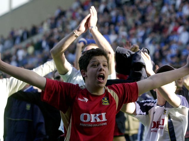 This young fan is clearly have a day out he'll never forget. Do you recognise him?