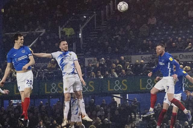 Sean Raggett scored Pompey's equaliser against Oxford United. Picture: Barry Zee
