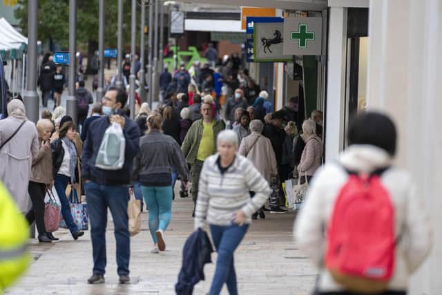A recent report showed that footfall had increased in Sheffield city centre