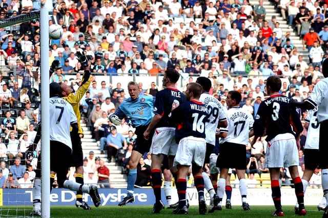 Another last-gasp goal, but not from someone you'd expect. With Sunderland 1-0 down away at Derby in 2003, goalkeeper Poom came up for a last-minute corner and salvaged a point for the Black Cats with a towering header.