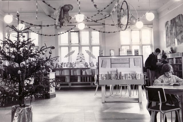 The Attercliffe Children's Library, Sheffield, was judged the best Christmas decorated Children's library in Sheffield - 19th December 1959