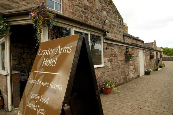 The Craster Arms is situated in the heart of Beadnell and has a wide selection of beers, wines, spirits and local ale.