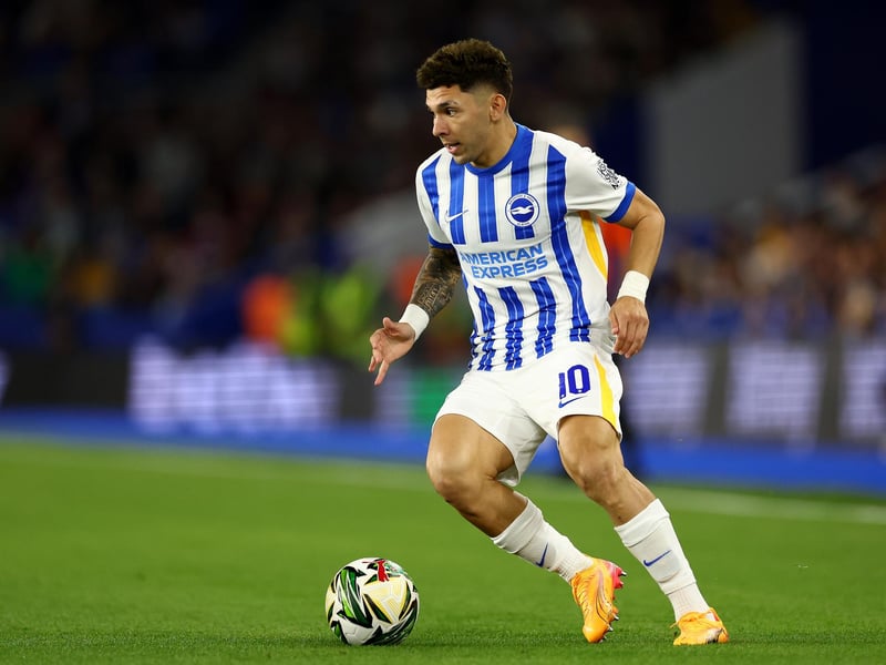 An influx of attacking talent has pushed Enciso to the fringes of first-team action at Brighton, with the 20-year-old starting just two games - both of which came in the Carabao Cup. Could follow Burnley's Jeremy Sarmiento in dropping into the Championship for more regular football.