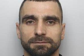Dionis Prence, who was jailed for 32 months after cannabis worth £165,000 was found in the boot of his car in Rotherham