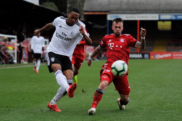 Huddersfield Town's hopes of signing Benfica midfielder Chris Willock on a permanent deal look to have taken a hit, with Cardiff and Swansea both believed to be on his tail. (Record). (Photo by Alex Burstow/Getty Images)