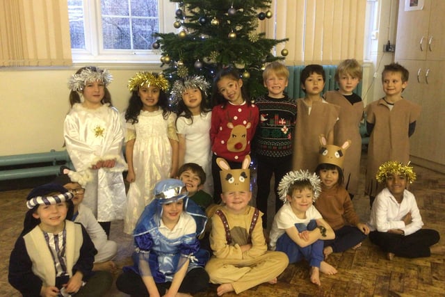 The Y1 Christmas play Christmas Counts from pupils at Westways Primary School, Sheffield