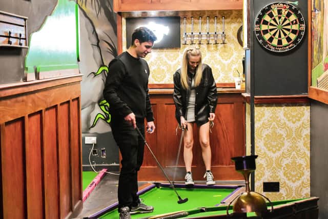 An image of the GloryHoles in Nottingham to give Sheffield punters a taste of what to expect.