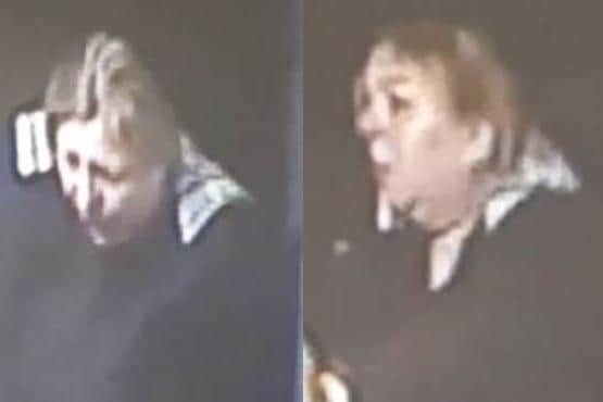 The woman that police want to speak to in relation to an assault in a Tesco store in Drummond Street, Rotherham