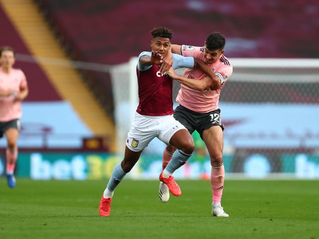 Villa's shots: 18. Villa's xG: 1.04. Blades' shots: 4. Blades' xG: 0.97.