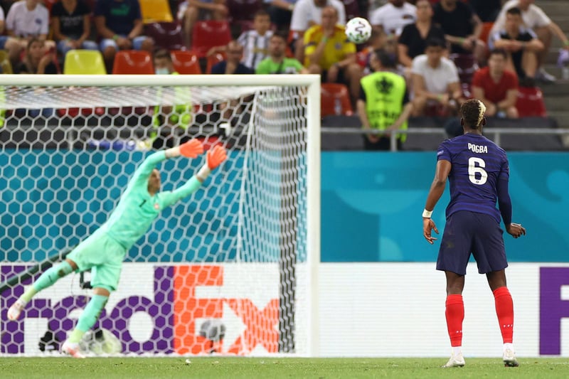 Paul Pogba really steps up a gear when he pulls on a France shirt, and lit up the group stages with some dynamic midfield play. In his side's dramatic exit to Switzerland, he scored one of the goals of the tournament, as well as slotting home the perfect - albeit ultimately worthless - penalty in the shootout.