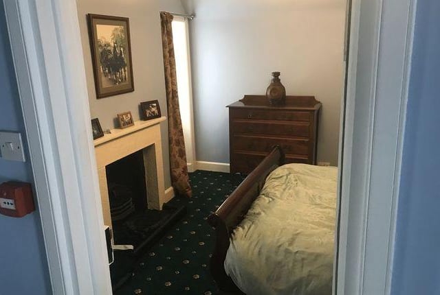 The rooms in the hotel are cosy and traditional with fire places and snug carpets.