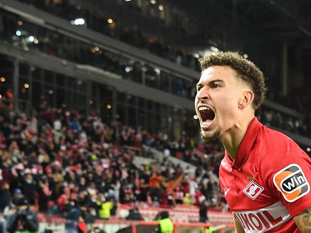 The son of Celtic legend Henrik Larsson, 25-year-old striker Jordan Larsson has been without a club following his departure from Spartak Moscow and has been linked with West Ham United and Nottingham Forest (Photo by Getty Images)