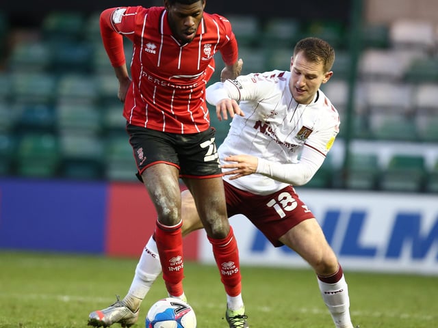 Danny Cowley was left frustrated as the powerful defender was landed by Lincoln, who pushed the boat out to secure his signature amid Pompey interest.
The 21-year-old is predominantly a right-back who can play in the middle, and he has been utilised centrally by Michael Appleton this term.
The former Spurs man’s future lies firmly at Sincil Bank, where he made a strong impression on loan last season.
