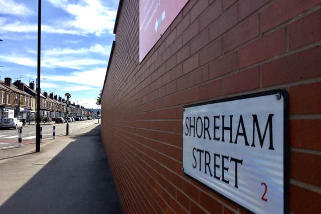 Shoreham Street, outside Sheffield United's home Bramall Lane, is usually bustling on matchdays