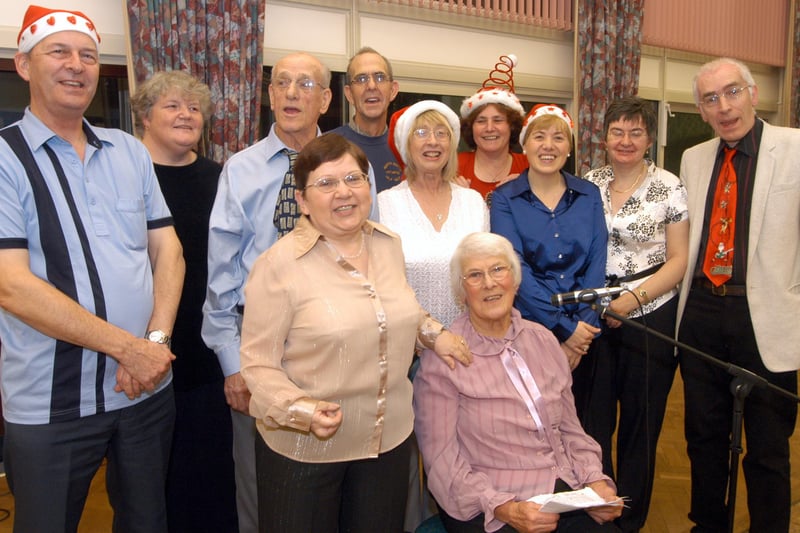 Members of the Mansfield Arthritis Support Group pictured at their Christmas Party held at The Dallas Street Centre in 2006