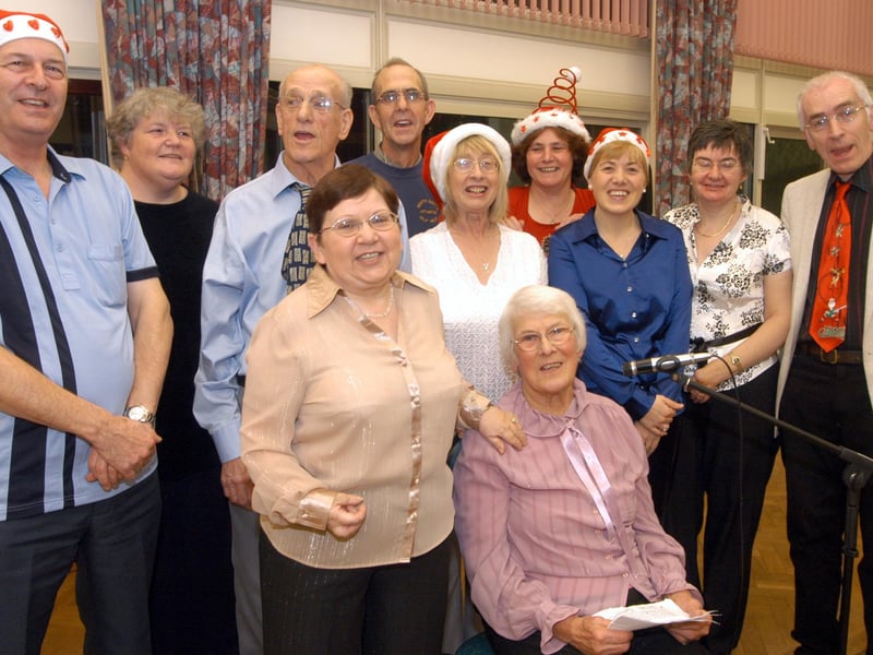 Members of the Mansfield Arthritis Support Group pictured at their Christmas Party held at The Dallas Street Centre in 2006