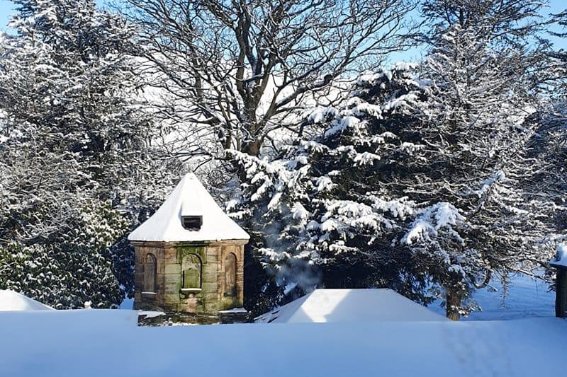 A hamlet in the snow (Picture: Ali Brown)