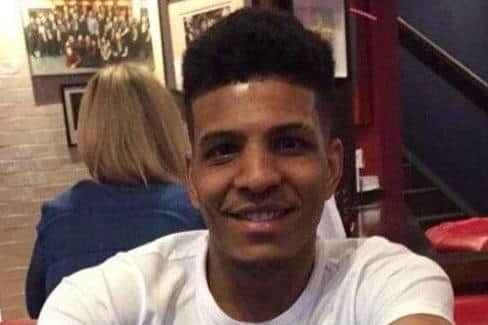 Pictured is deaceased boxer Kavan Brissett who was stabbed in Sheffield and later died in hospital aged 21.