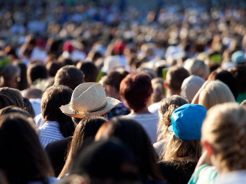 The capacity for seated indoor events will go up to 400 people, while outside this is 1,000 at standing events and 2,000 at seated or open space events.