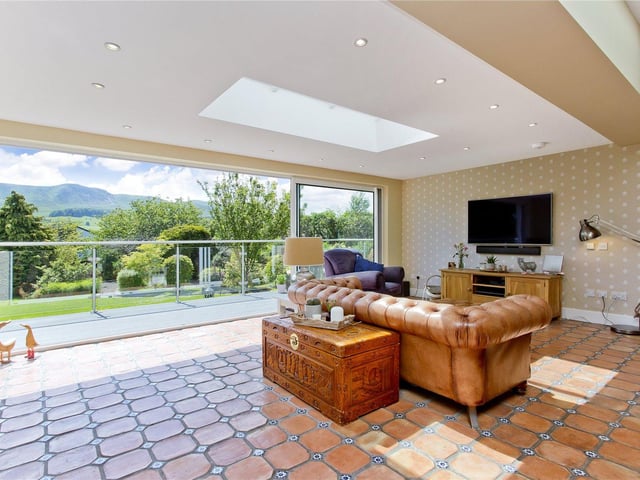 Open plan living area.