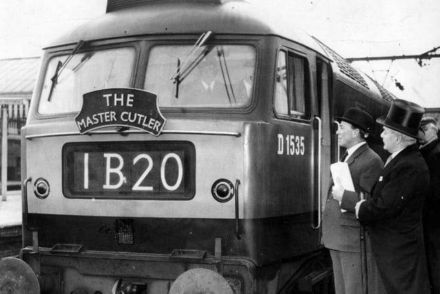 The Master Cutler on a trip from Sheffield Victoria to London in 1964