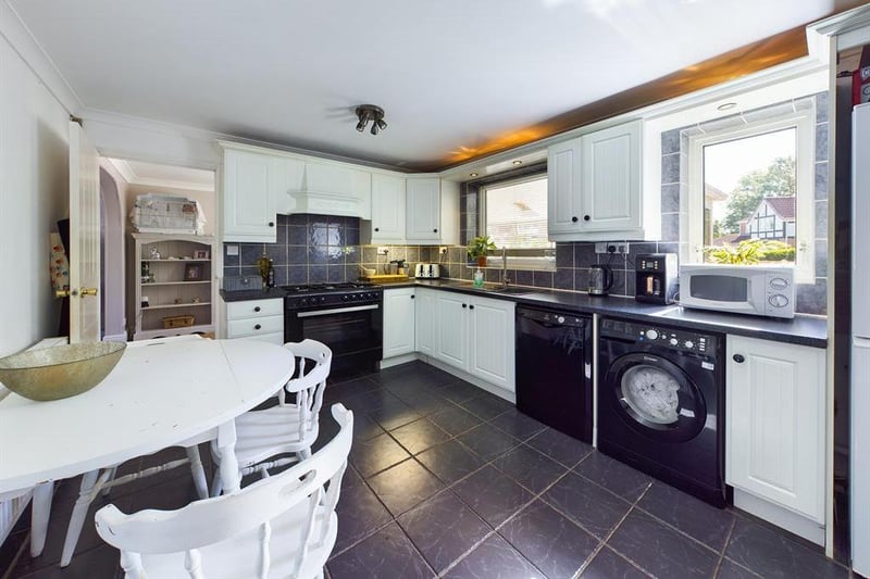 The property boasts a large breakfast kitchen.