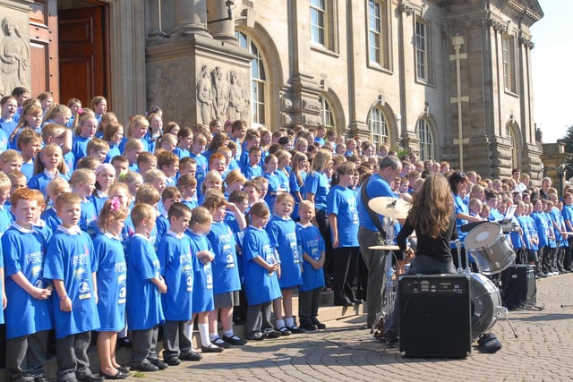 Children from 12 South Tyneside schools took part in the Sing For Peace event at the Town Hall in 2006. Were you involved?