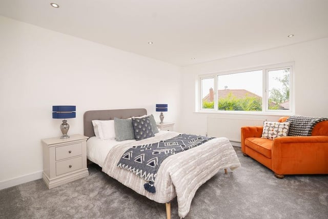 There are five generous bedrooms in this family home.