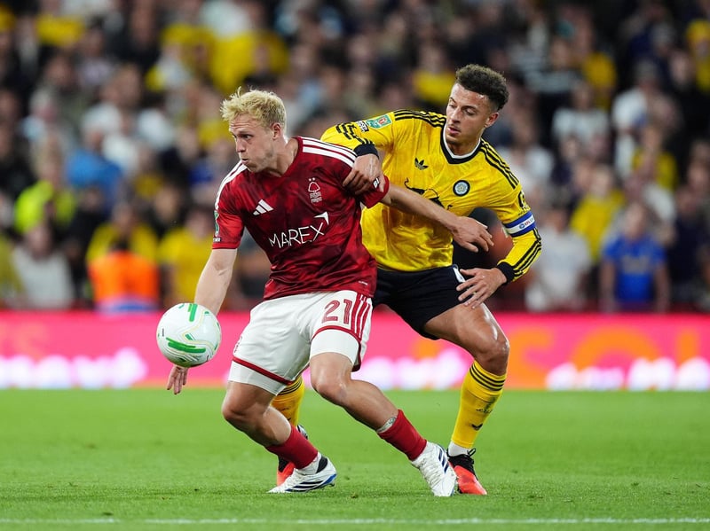 One of four outfielders to play all 180 available minutes so far, and it's hard to see a situation beyond injury or suspension in which Ampadu is not on the pitch. He is Farke's man and the glue that holds everything together. Will have a task on his hands keeping control against a quality Brentford midfield.