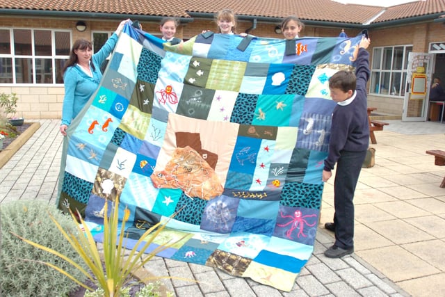 Ryhope Junior School pupils are pictured showing off their artistic skills 12 years ago. Remember this?