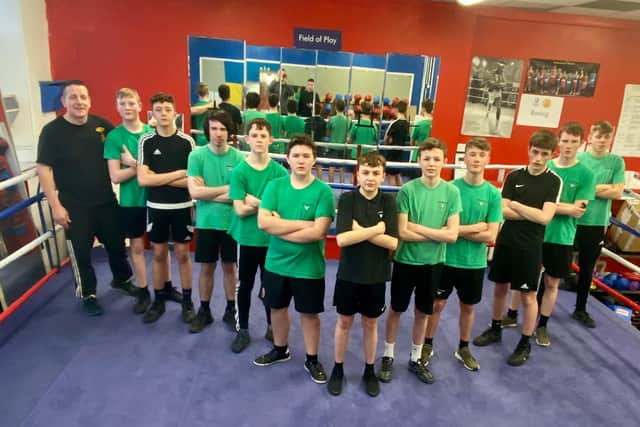 Sheffield City Boxing Club members