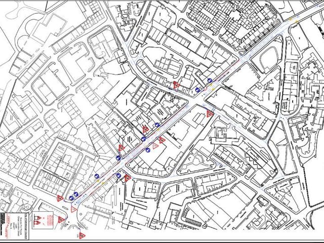 All existing bus stops will be retained. Footways widened into the bus lane on both sides of the road from Leith Walk to Junction Place, to enable social distancing in the area of highest density business premises. Remainder of bus lane outside of widened footway to be available for cyclists. South west footway widened from Junction Place to Bangor Road to provide additional capacity for social distancing and to aid businesses reopening.