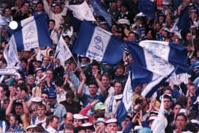 Sheffield Wednesday fans helped to pack out Wembley for the 1991 League Cup final