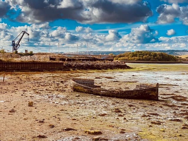 The wrecks at Tipner Lake are a welcome sight to anybody entering or leaving Portsmouth via the M275.
