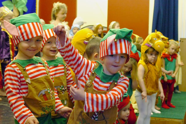 Having fun at the 2013 Golden Flatts Primary School Nativity performance. Remember this?