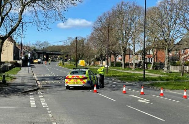 Police closed Retford Road yesterday morning after the tragic crash
