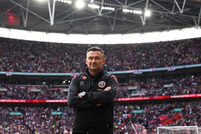 Paul Heckingbottom knows Sheffield United need only three more points to win promotion: Darren Staples / Sportimage