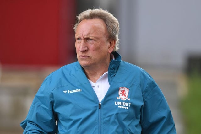 What a start for Middlesbrough's new boss. Warnock became the first Boro manager to win his opening game since Bryan Robson after Saturday’s 2-0 victory at Stoke City. The 71-year-old Yorkshirman is also unbeaten in his first game in charge at his last eight clubs.