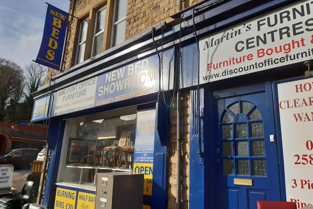 Martin's Furniture Centres on Abbeydale Road, Sheffield - boss David Martin is also worried about the proposed red lines zone that would stop customers spotting something outside and parking up to buy it