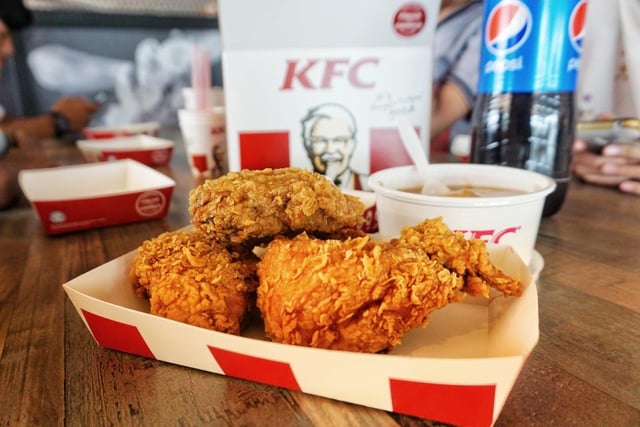 Fast food chain KFC was among the top 10 favourites for dining during 2020, with the eighth highest spend.